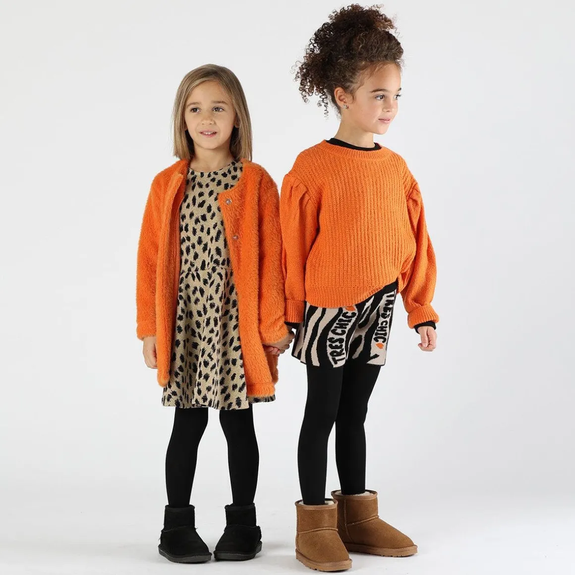 Maglia tricot cropped bambina