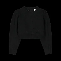 Maglia tricot cropped per ragazza