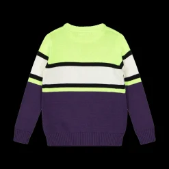 Maglia tricot da bambino con scritte