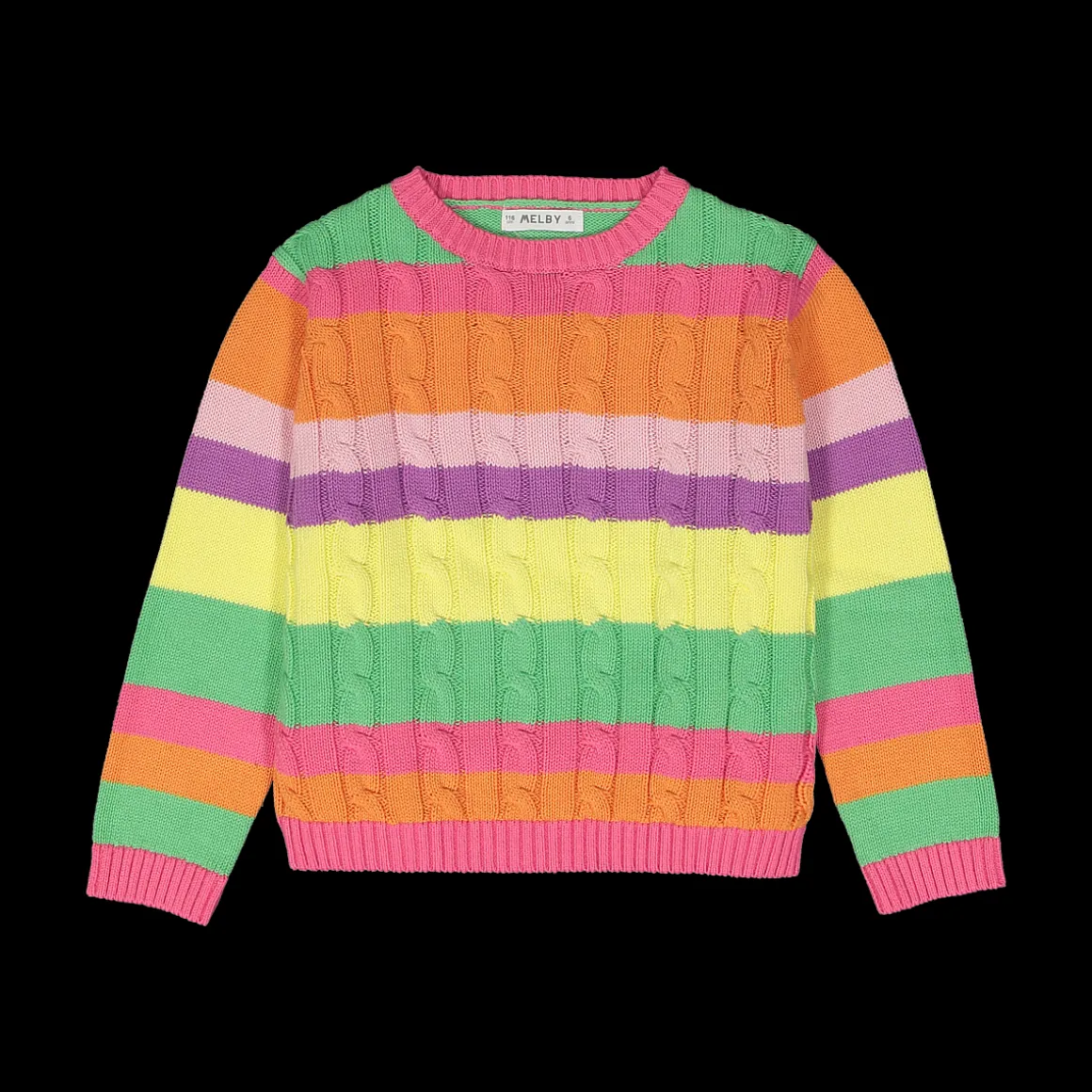Maglia tricot multicolore da bambina
