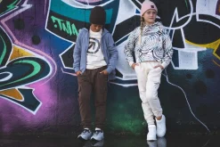 Maglia Unconv3ntional con zip e cappuccio per ragazzo