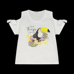 Maglietta con paillettes bambina