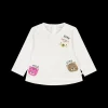 Maglietta con patch per bambina
