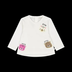 Maglietta con patch per neonata