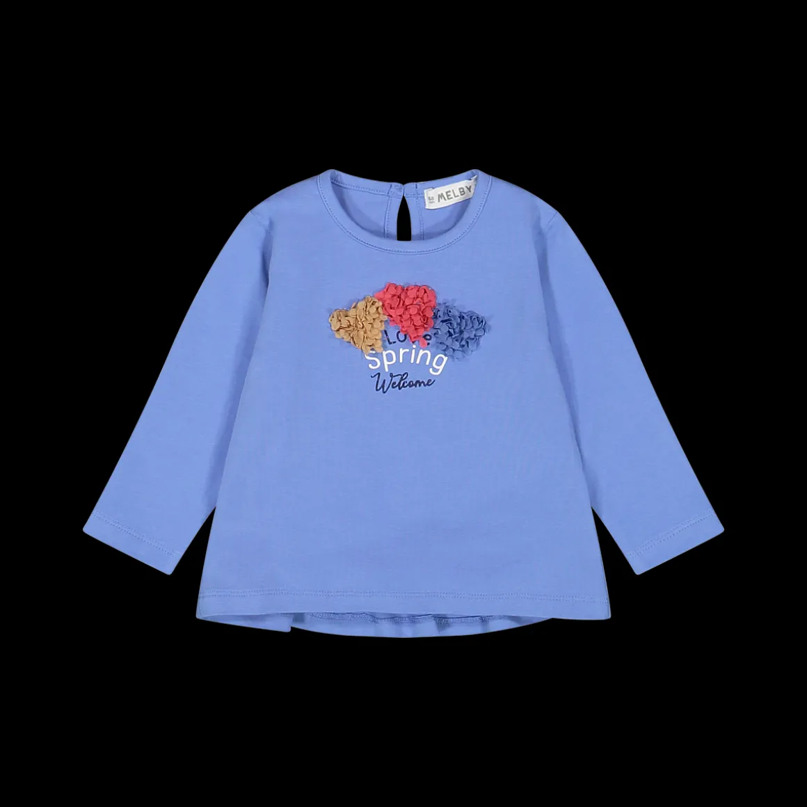 Maglietta con petali per bambina