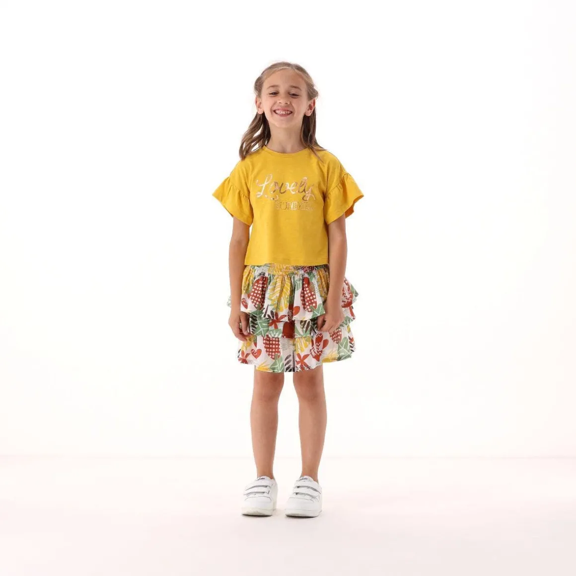 Maglietta con scrtta mayler per bambina