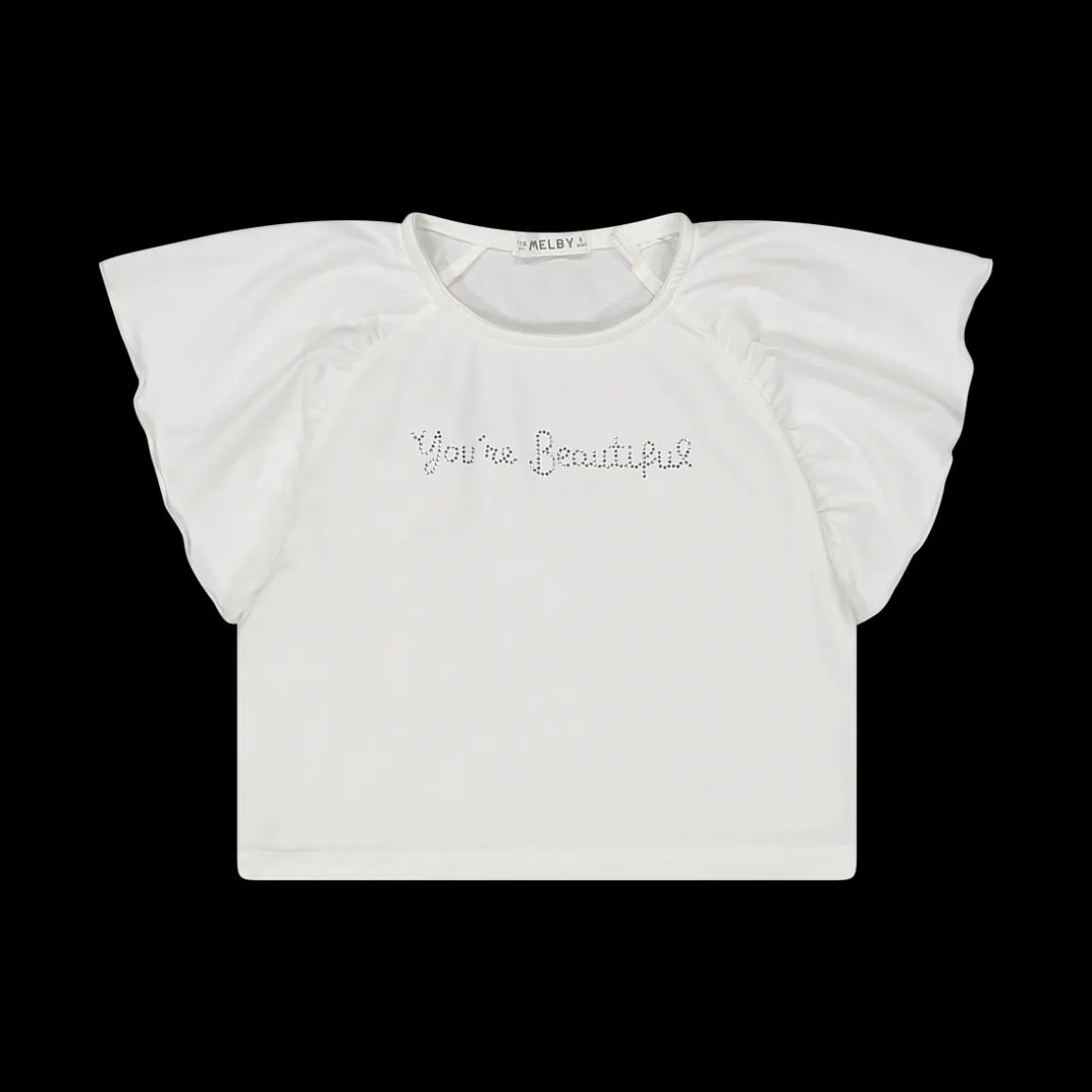 Maglietta con strass bambina