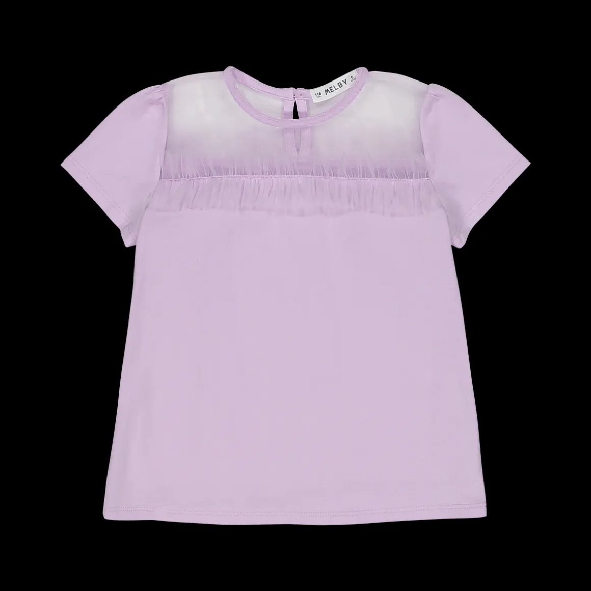 Maglietta con tulle per bambina
