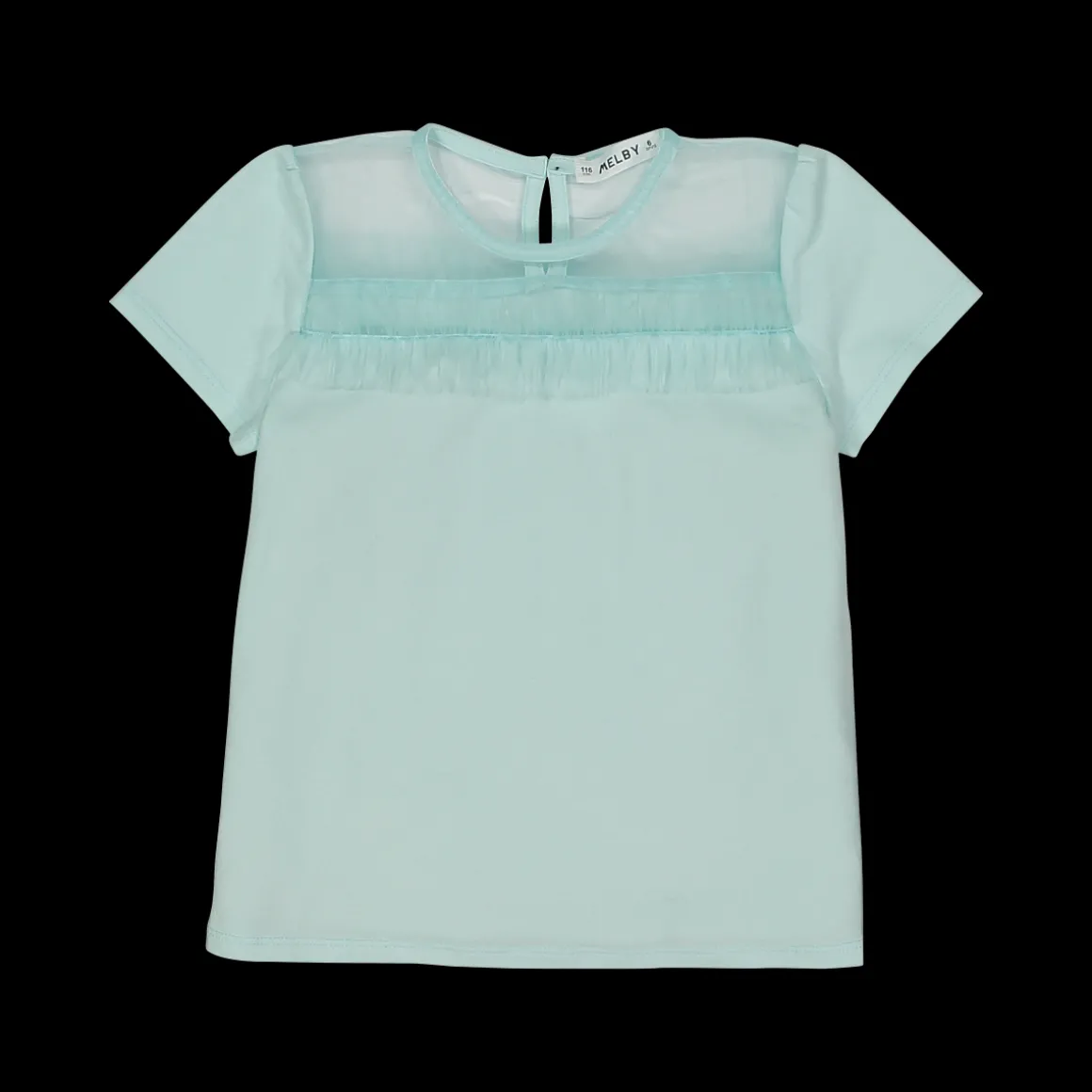 Maglietta con tulle per bambina