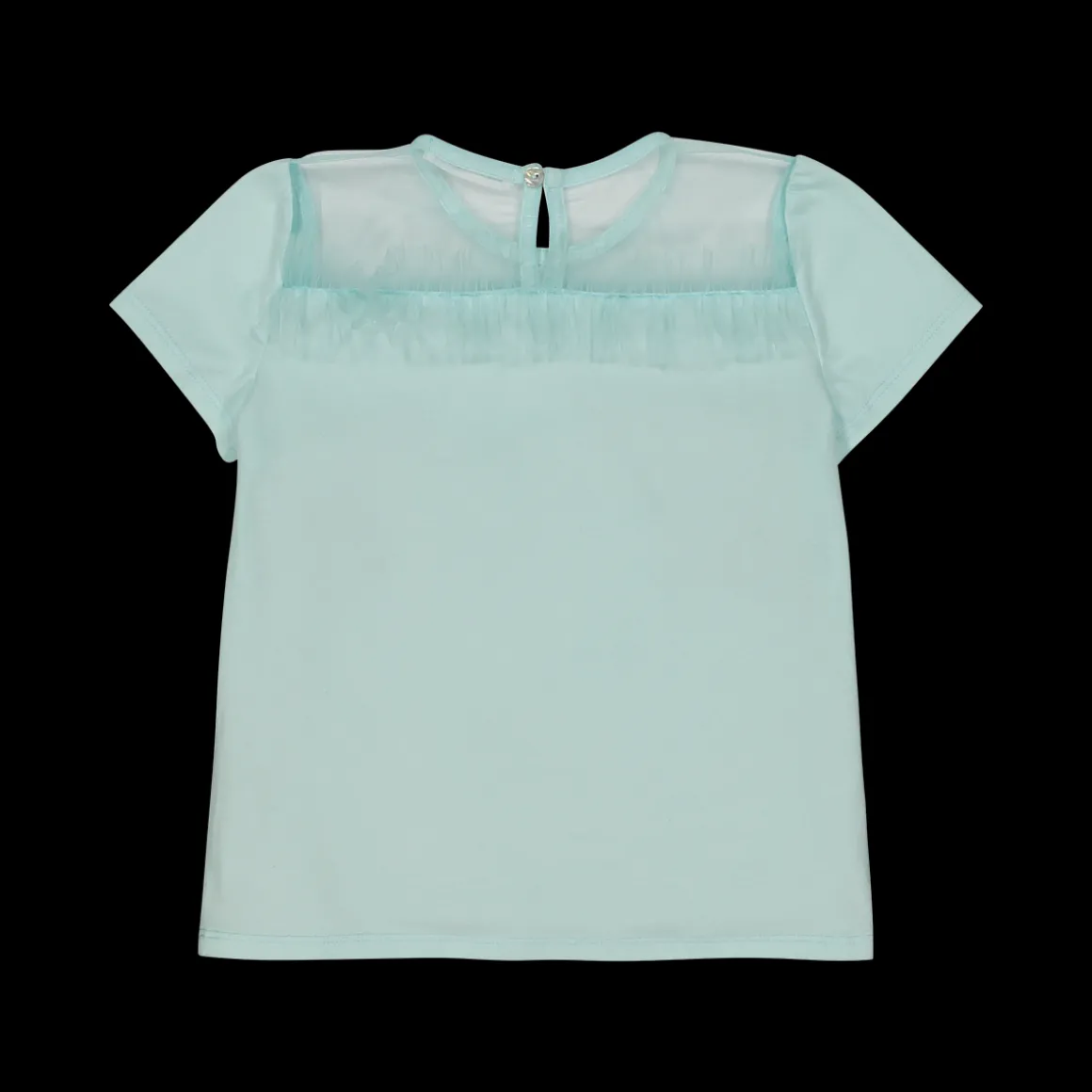Maglietta con tulle per bambina