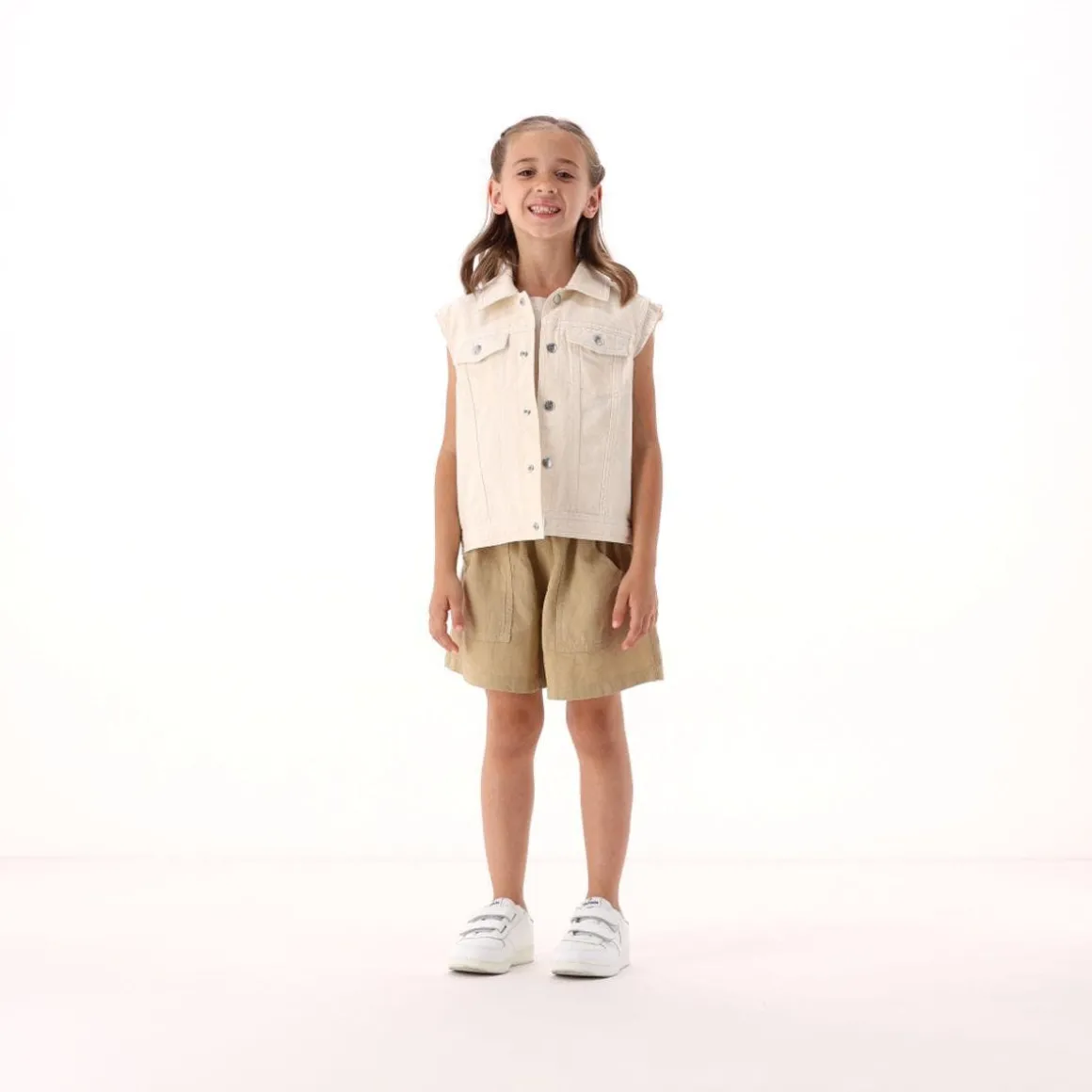 Maglietta in costina per bambina