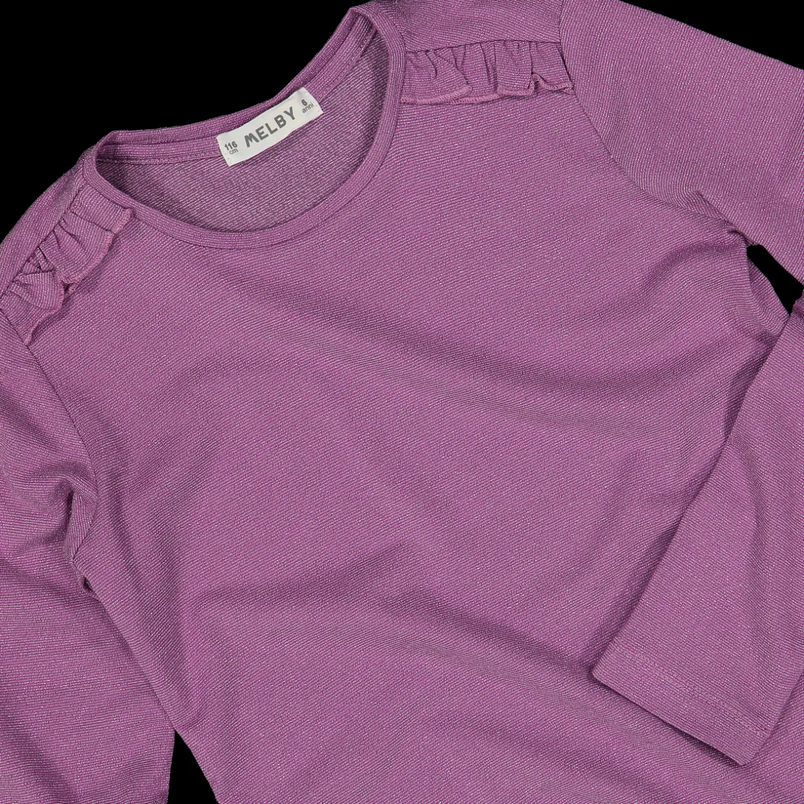 Maglietta jersey lurex bambina
