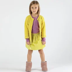 Maglietta jersey lurex bambina