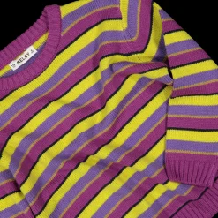 Maglione a righe bambina