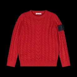 Maglione con trecce per ragazzo