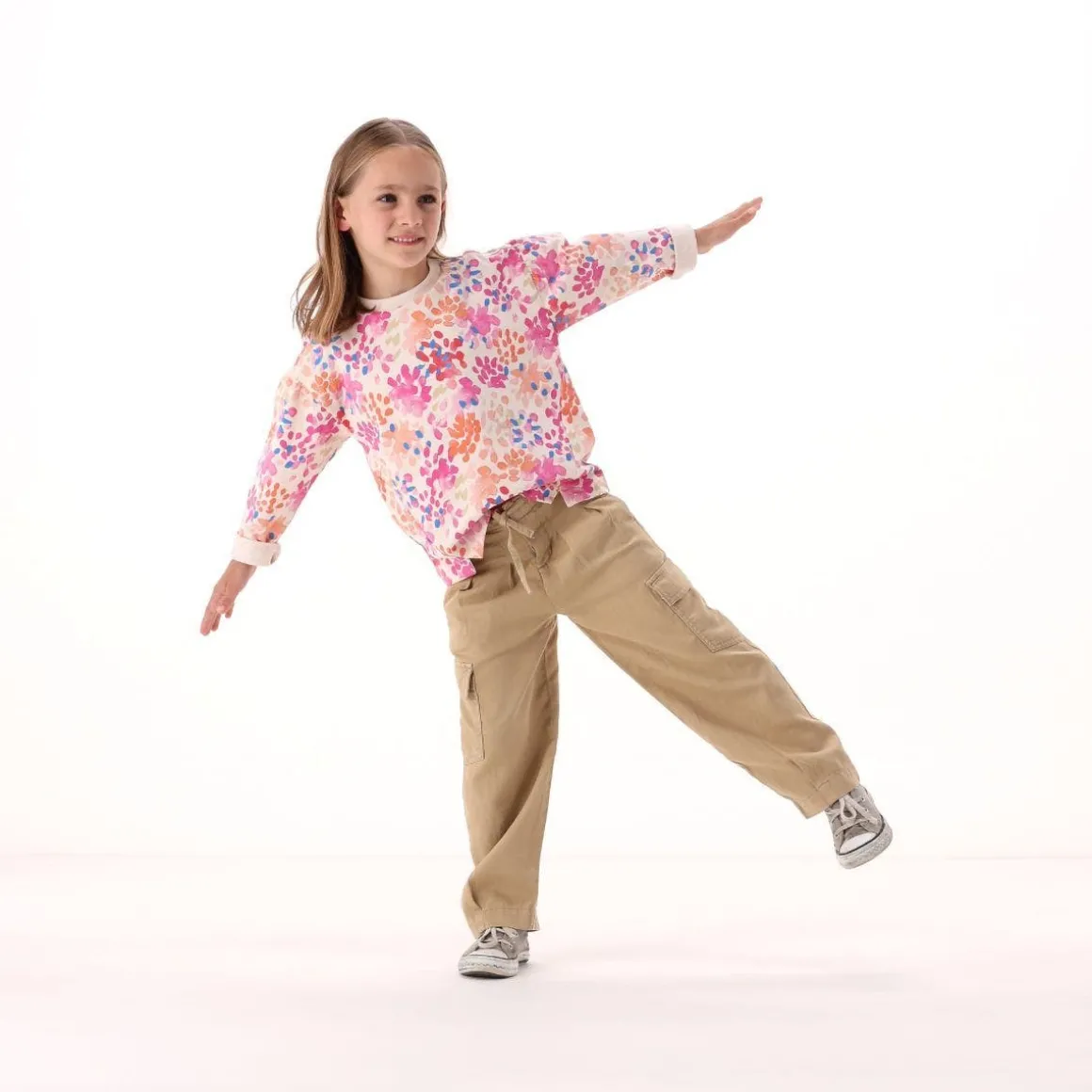 Pantalone a carota per bambina