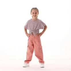 Pantalone a carota per bambina