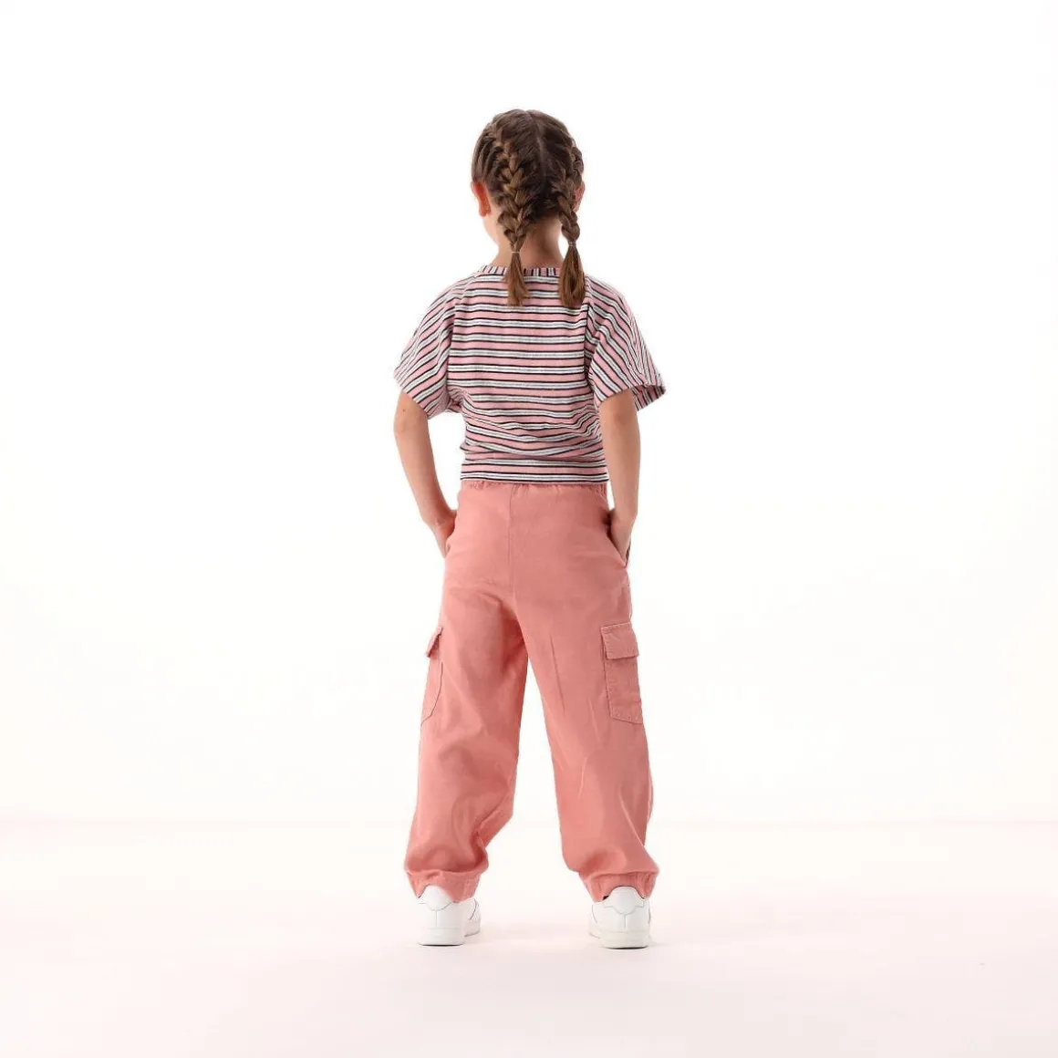 Pantalone a carota per bambina