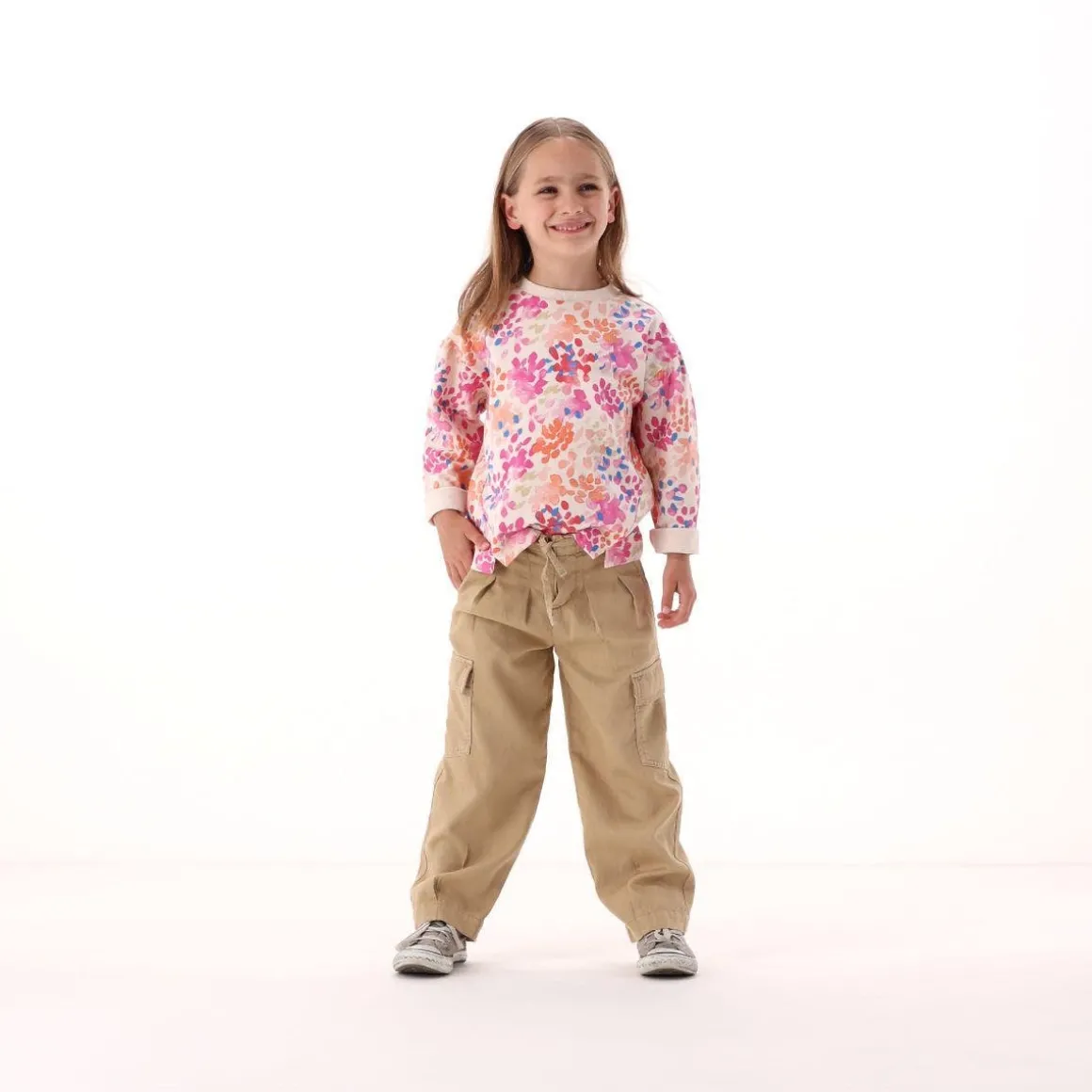 Pantalone a carota per bambina