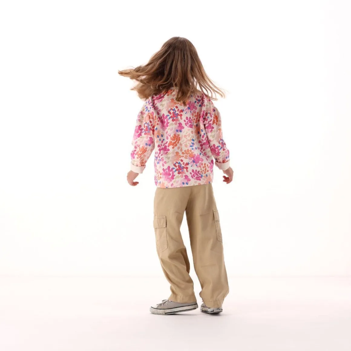 Pantalone a carota per bambina