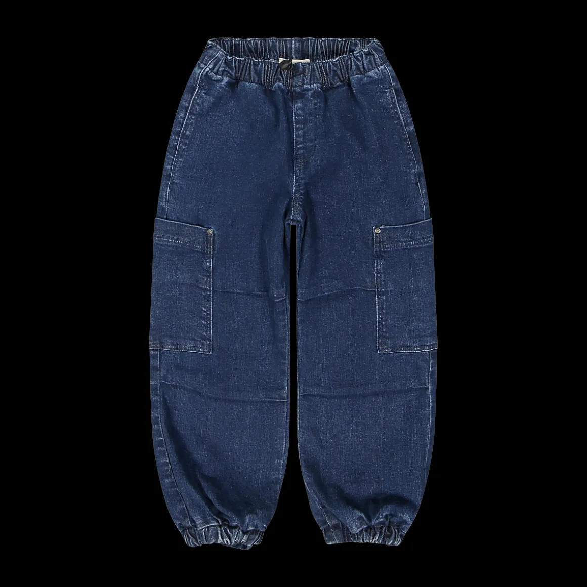 Pantalone baggy in denim stretch per ragazzo