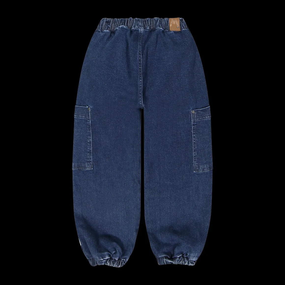 Pantalone baggy in denim stretch per ragazzo