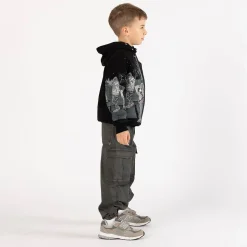 Pantalone baggy in gabardina per ragazzo