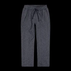 Pantalone bambino in tessuto spinato