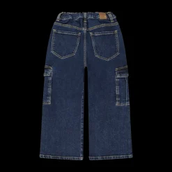 Pantalone cargo in denim per ragazza