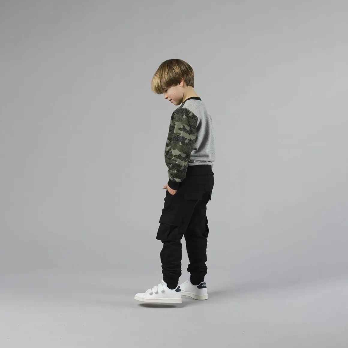 Pantalone cargo in felpa per bambino