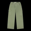 Pantalone cargo in gabardina per bambina