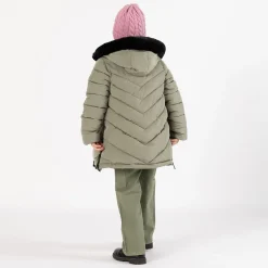 Pantalone cargo in gabardina per bambina