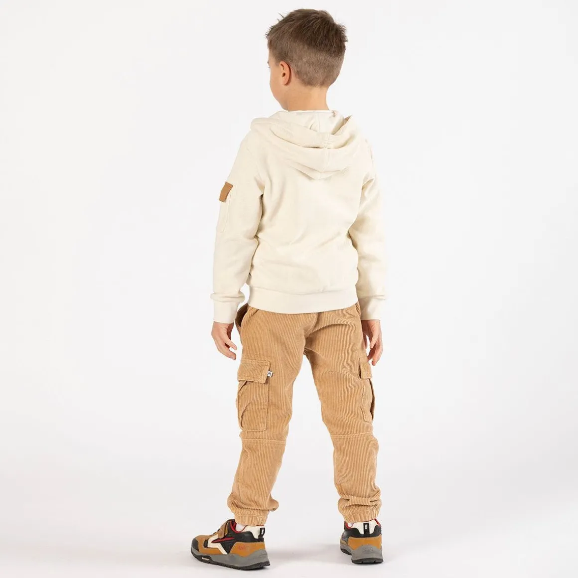 Pantalone cargo in velluto a coste per ragazzo