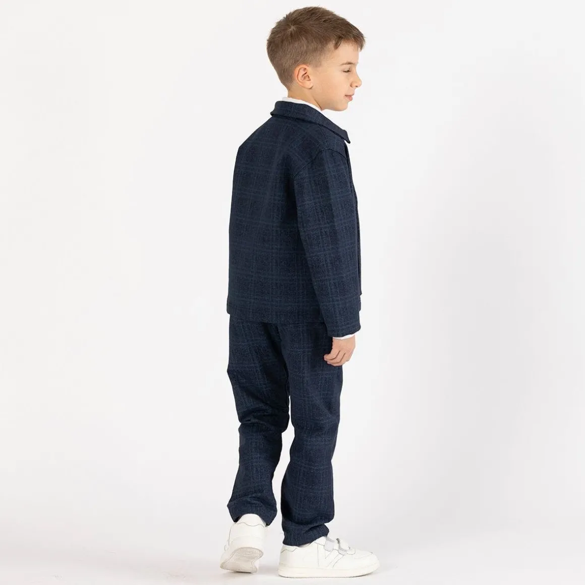 Pantalone chino con coulisse per ragazzo