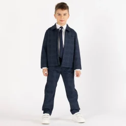 Pantalone chino con coulisse per ragazzo