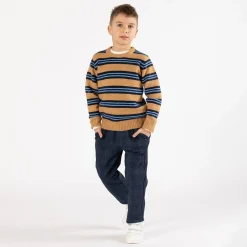 Pantalone chino con coulisse per ragazzo