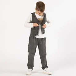 Pantalone chino con coulisse per ragazzo