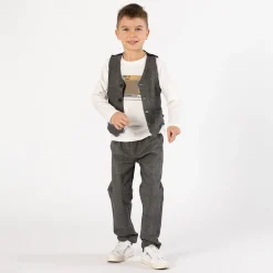 Pantalone chino con coulisse per ragazzo