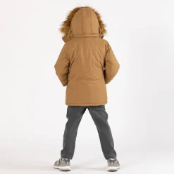 Pantalone con coulisse in felpa denim per ragazzo