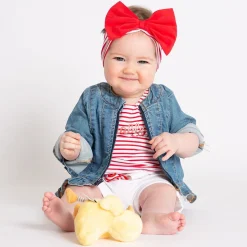 Pantalone corto con cintura da bambina