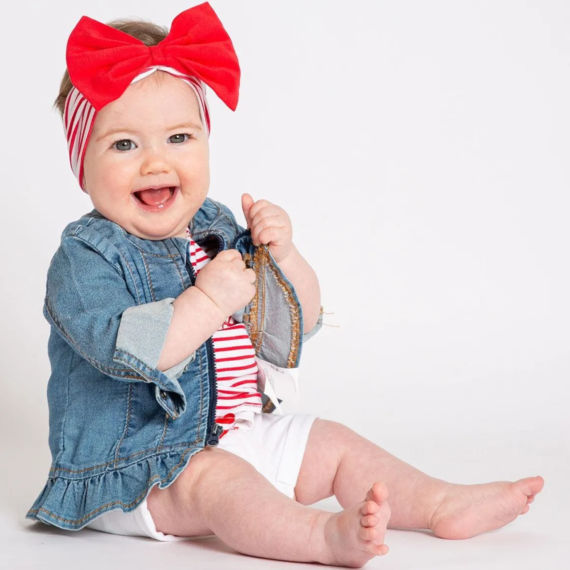 Pantalone corto con cintura da bambina