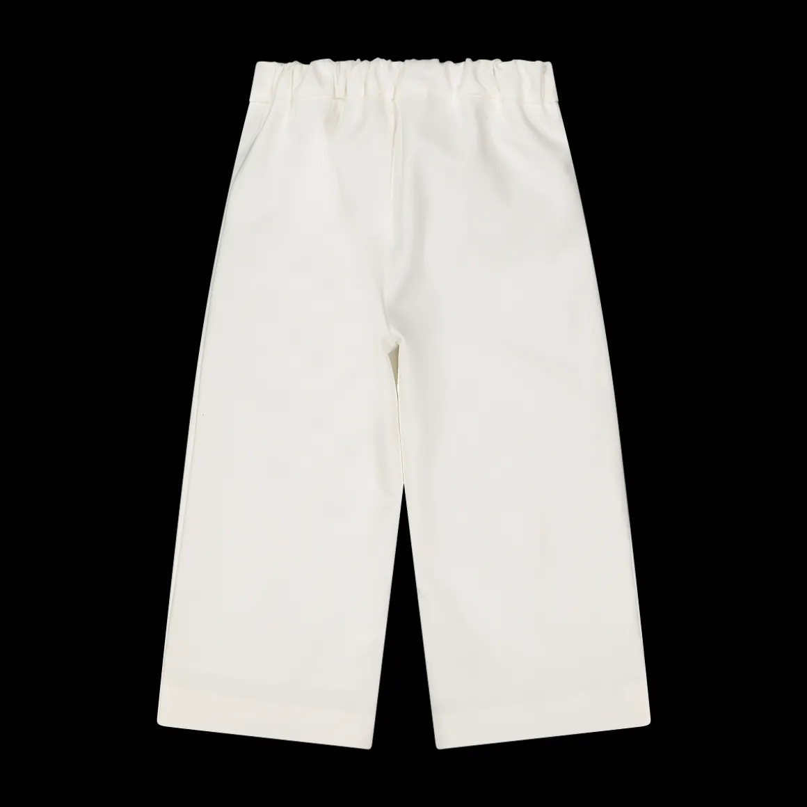 Pantalone cropped in crepe da bambina