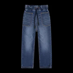 Pantalone da bambina effetto jeans