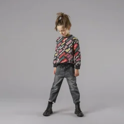 Pantalone da bambina effetto jeans