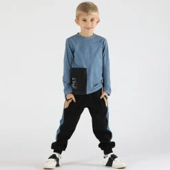 Pantalone da bambino color nocciola