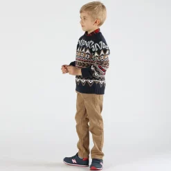 Pantalone da bambino effetto denim