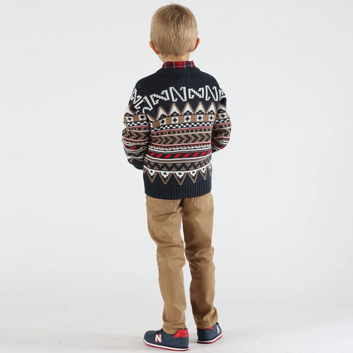 Pantalone da bambino effetto denim
