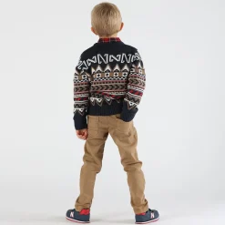 Pantalone da bambino effetto denim