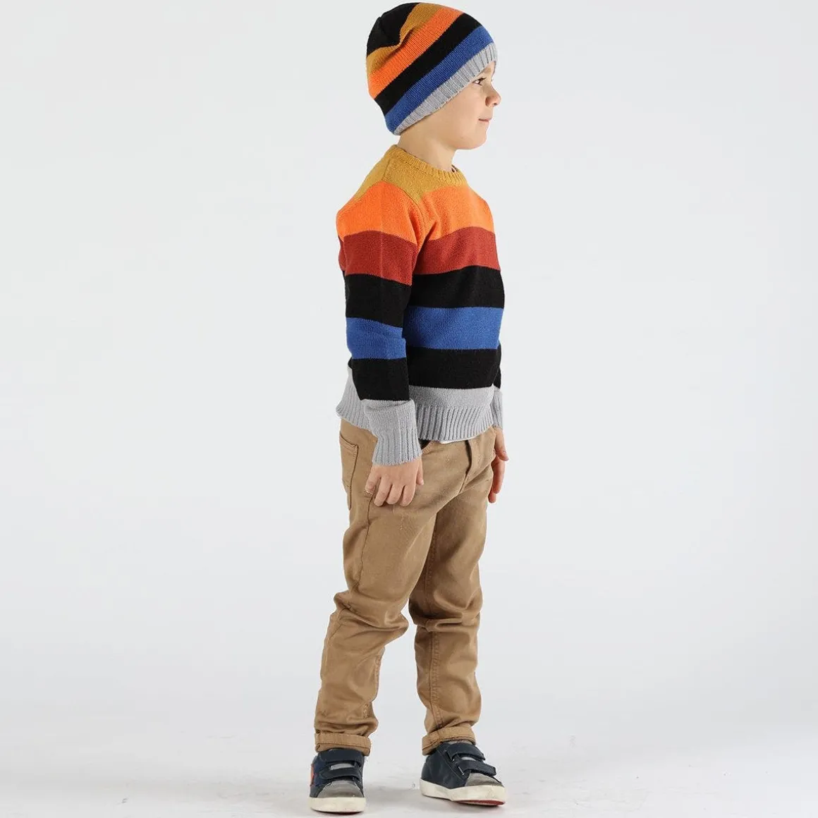 Pantalone da bambino effetto denim
