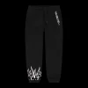 Pantalone da bambino in felpa con stampa fiamme